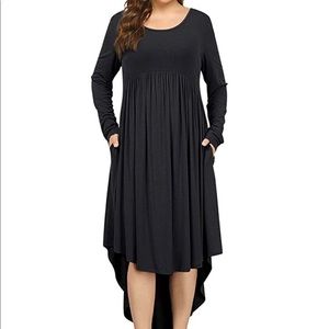 Plus size high low dress